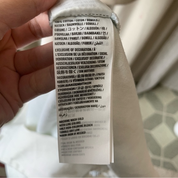 ABERCROMBIE & FITCH WHITE BLUE DENIM MINI DRESS S - Picture 3 of 10